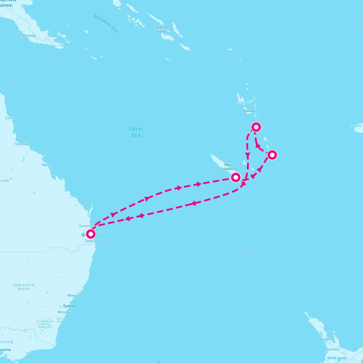 8 Night South Pacific (Brisbane Roundtrip)