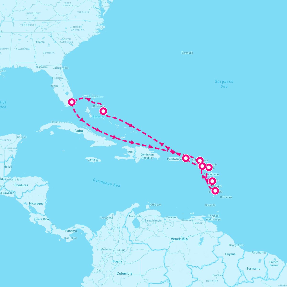 11 Night Eastern Caribbean Holiday (Miami Roundtrip)