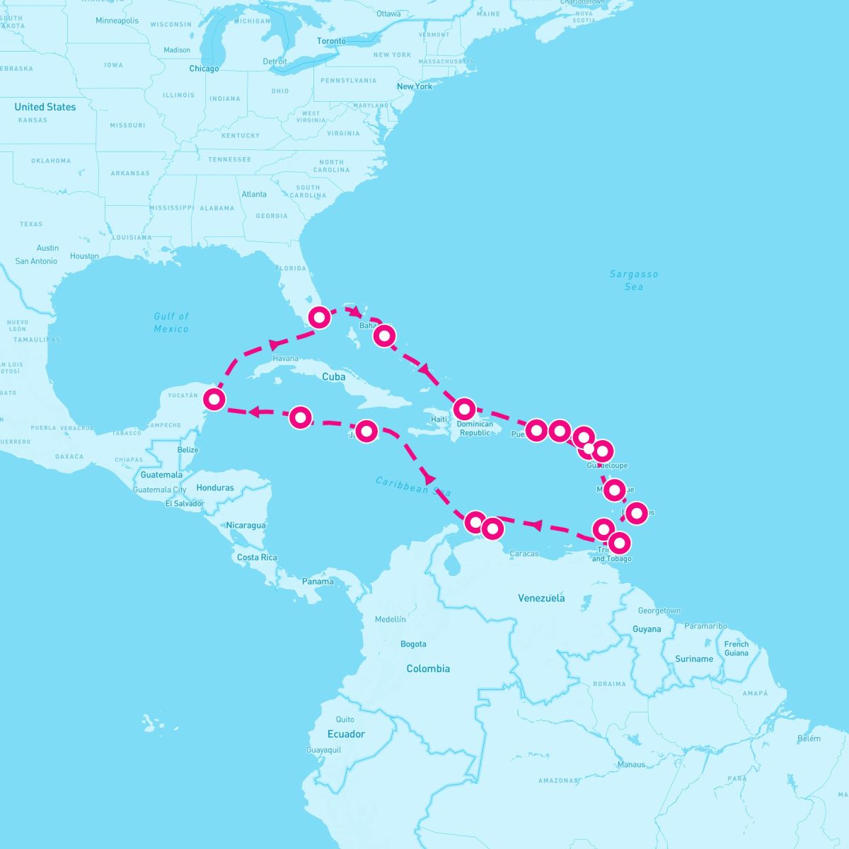 21 Night Ultimate Caribbean Escape (Miami Roundtrip)