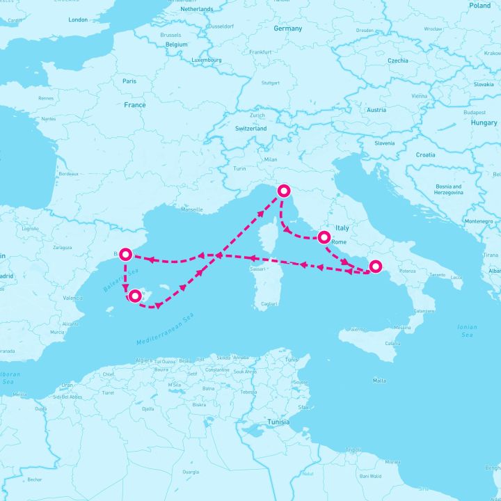 7 Night Western Mediterranean (Barcelona Roundtrip)