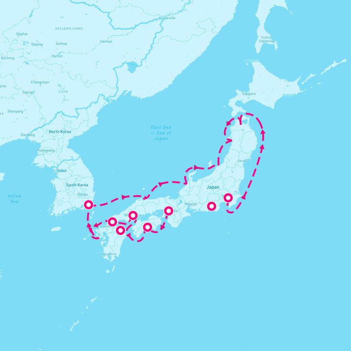 14 Night Japan Intensive: Kobe Akita & Tokyo (Kobe To Tokyo)