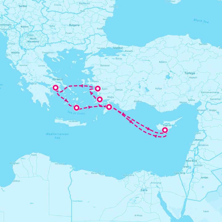 7 Night Greece Cyprus & Turkey (Athens Roundtrip)