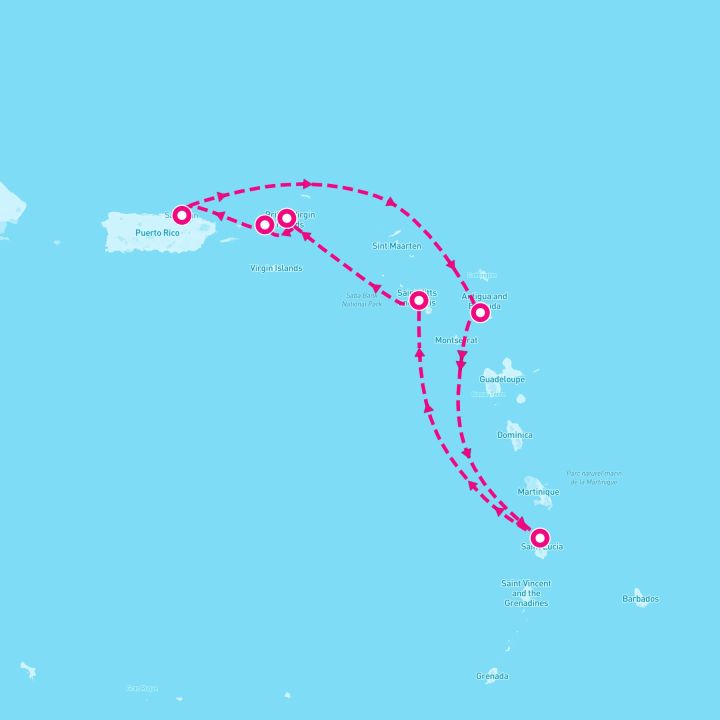 7 Night Southern Caribbean Holiday (San Juan Roundtrip)