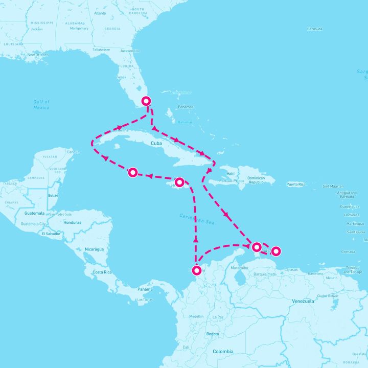 11 Night Miami To The Cayman Islands (Miami Roundtrip)