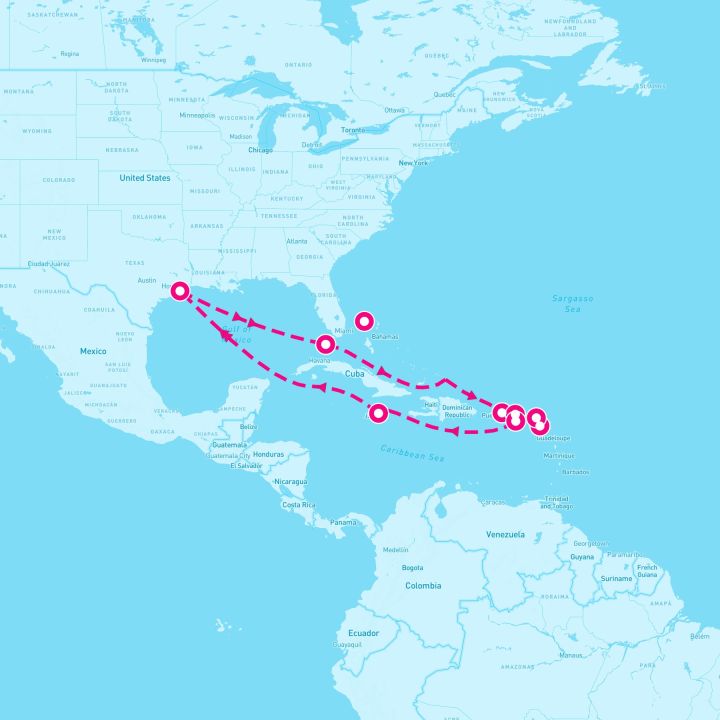 14 Night Eastern Caribbean - Carnival Journeys (Galveston Roundtrip)