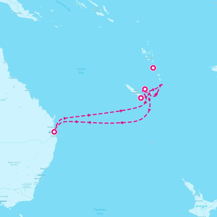 8 Night South Pacific (Brisbane Roundtrip)