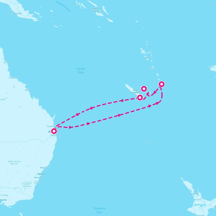 7 Night South Pacific (Brisbane Roundtrip)
