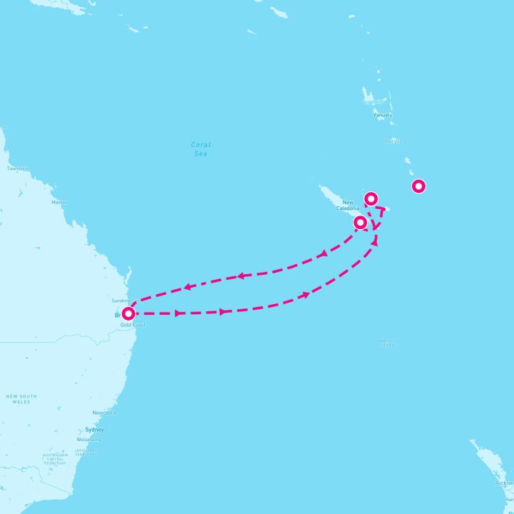 7 Night Vanuatu & New Caledonia (Brisbane Roundtrip)