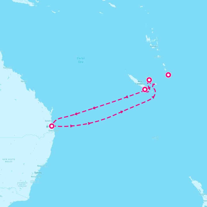 7 Night Vanuatu & New Caledonia (Brisbane Roundtrip)