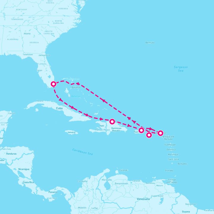 8 Night Eastern Caribbean (Miami Roundtrip)