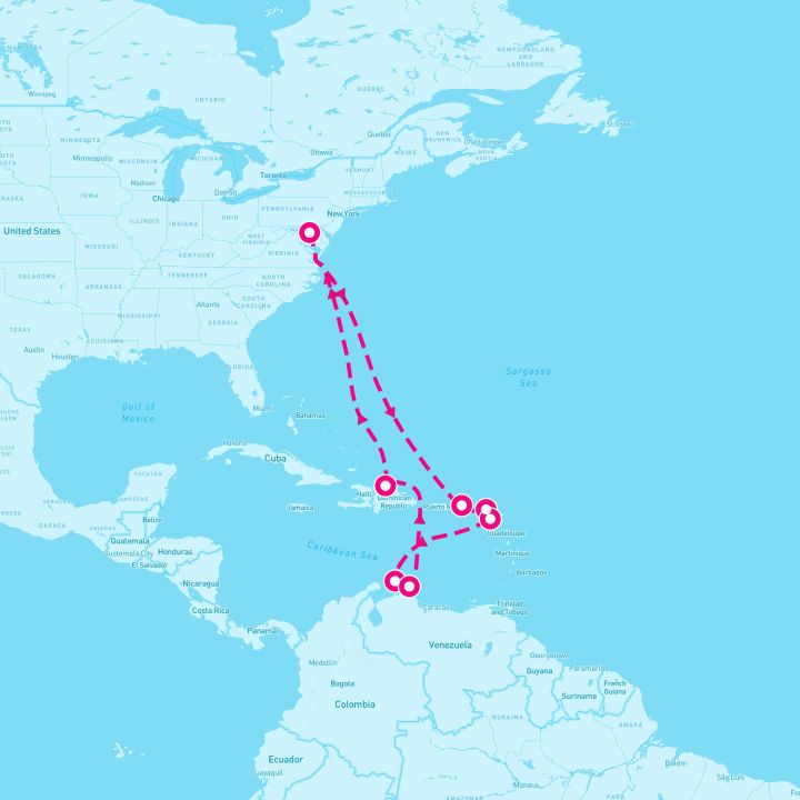14 Night Carnival Journeys: Southern Caribbean (Baltimore Roundtrip)