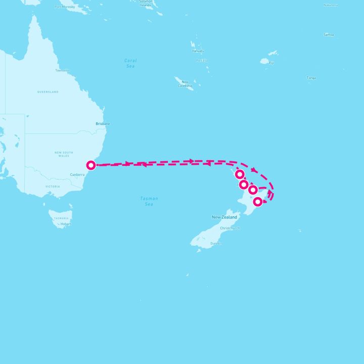 10 Night New Zealand - Carnival Journeys (Sydney Roundtrip)