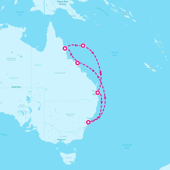 9 Night Great Barrier Reef (Sydney Roundtrip)