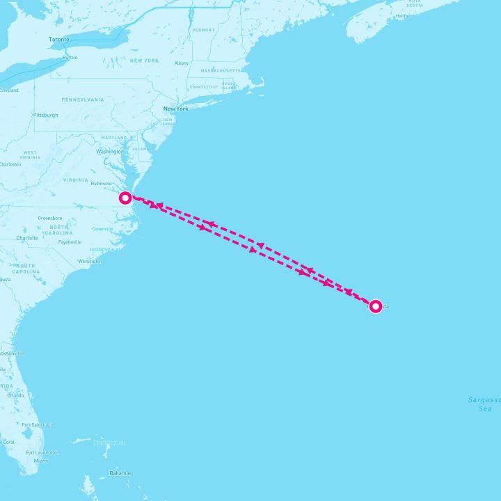 6 Night Bermuda (Norfolk Roundtrip)