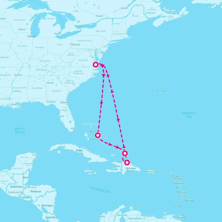 8 Night Eastern Caribbean (Norfolk Roundtrip)
