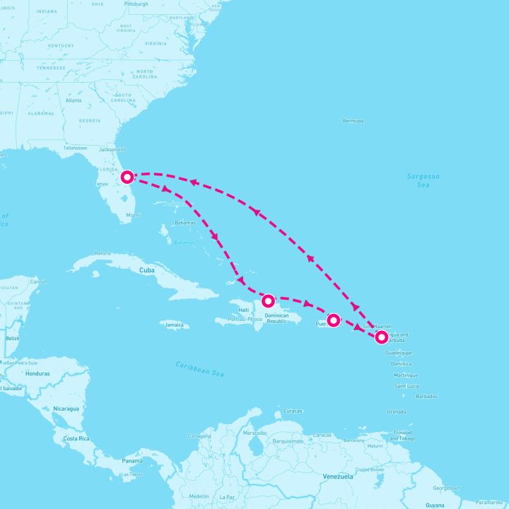 7 Night St. Kitts San Juan & Puerto Plata (Port Canaveral Roundtrip)