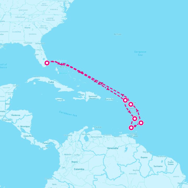 10 Night Ultimate Southern Caribbean (Ft. Lauderdale Roundtrip)