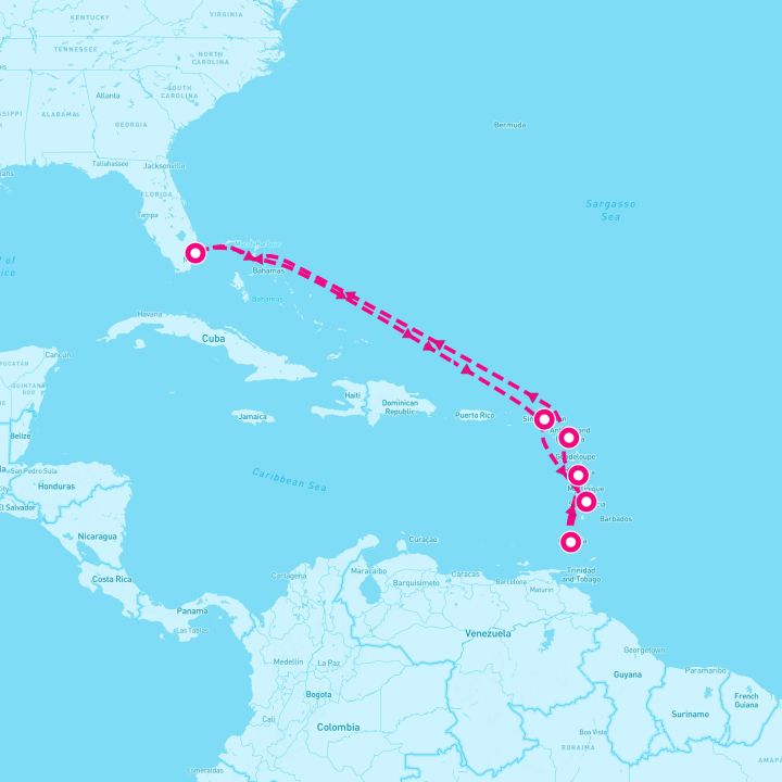 10 Night Ultimate Southern Caribbean (Ft. Lauderdale Roundtrip)