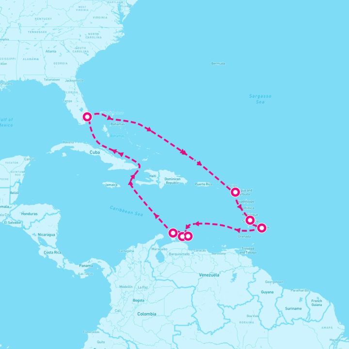 12 Night Ultimate Southern Caribbean (Ft. Lauderdale Roundtrip)