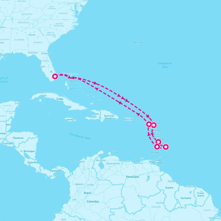 10 Night Best Of Southern Caribbean (Ft. Lauderdale Roundtrip)