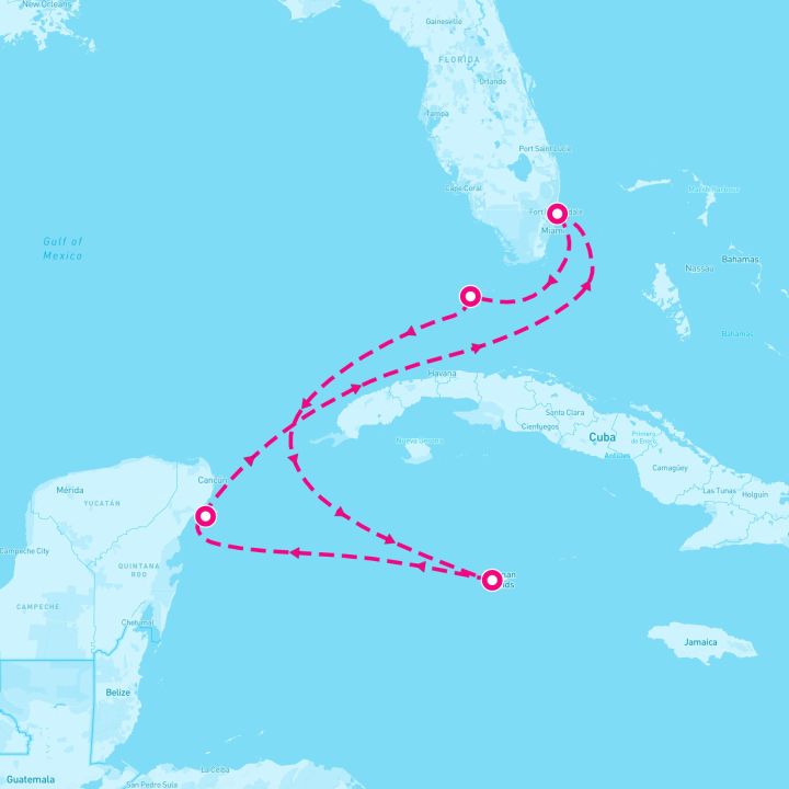 6 Night Grand Cayman Mexico & Key West (Ft. Lauderdale Roundtrip)