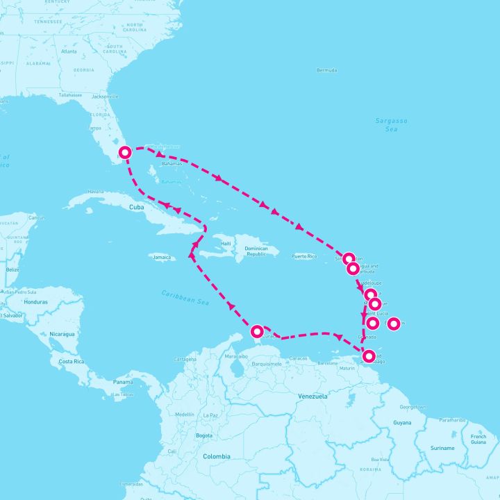 14 Night Circle Caribbean Holiday (Ft. Lauderdale Roundtrip)