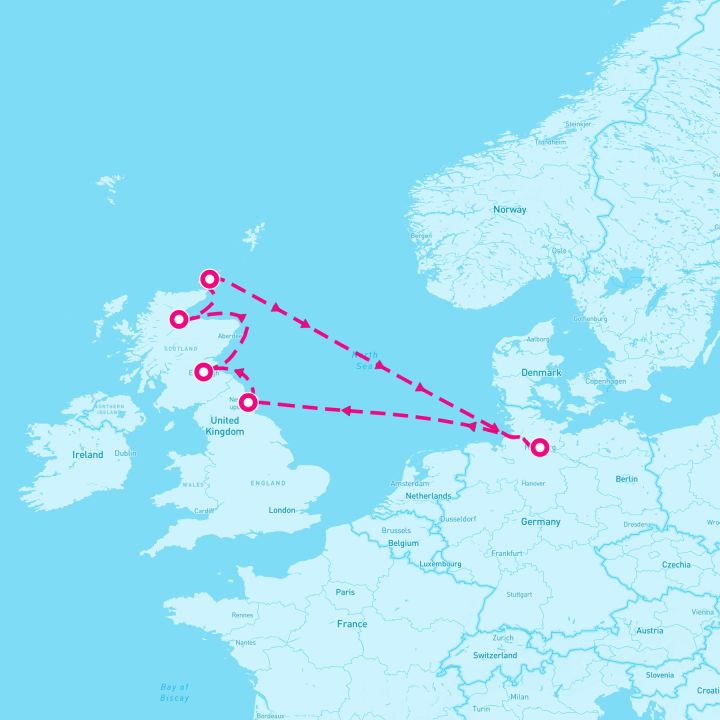 7 Night Germany & Scotland (Hamburg Roundtrip)