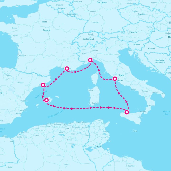 7 Night Western Mediterranean (Barcelona Roundtrip)