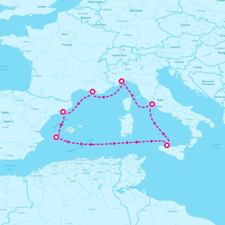 7 Night Western Mediterranean (Barcelona Roundtrip)
