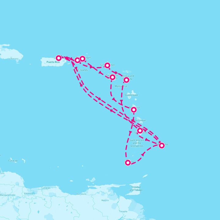 14 Night Southern Caribbean Adventurer (San Juan Roundtrip)