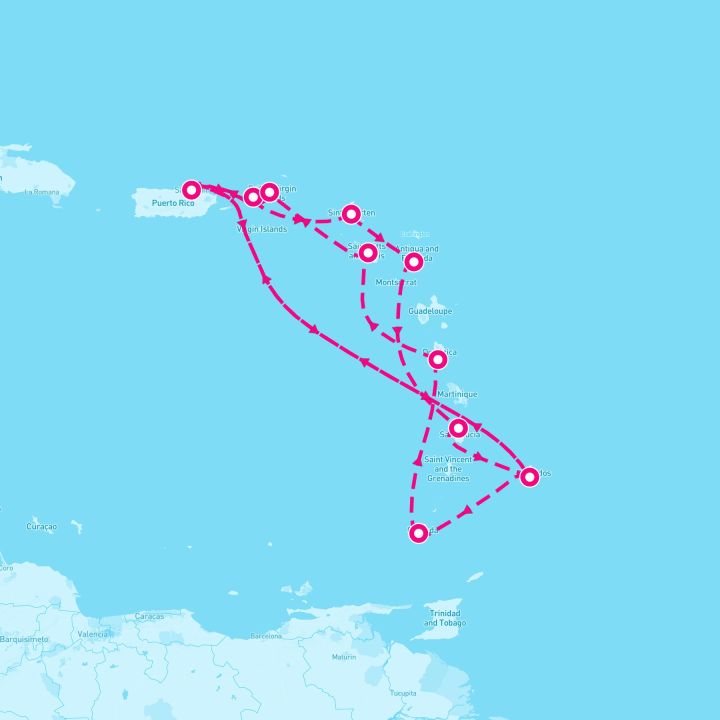 14 Night Southern Caribbean Adventurer (San Juan Roundtrip)