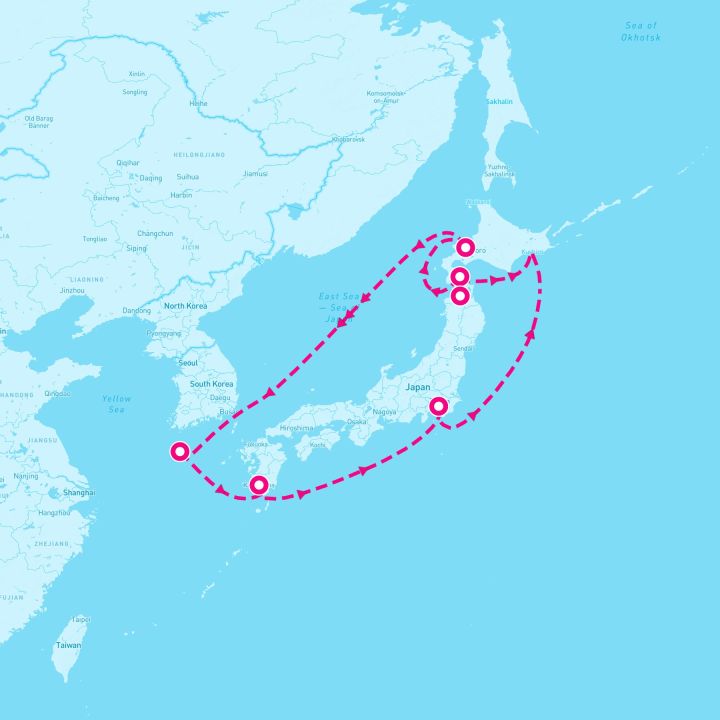 10 Night Hokkaido (Yokohama Roundtrip)