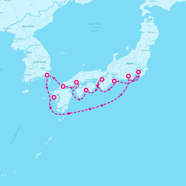 10 Night Japan Explorer (Yokohama Roundtrip)