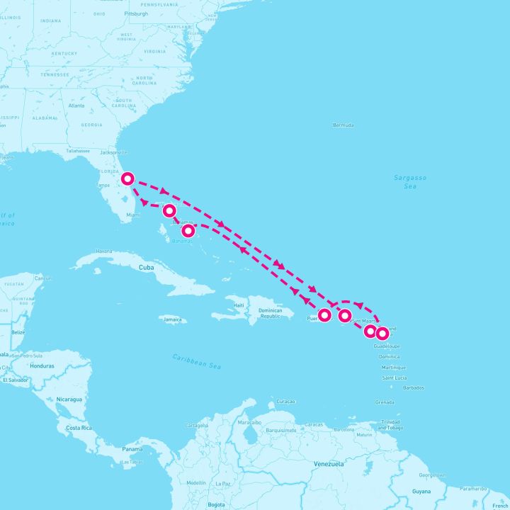10 Night Eastern Caribbean (Port Canaveral Roundtrip)