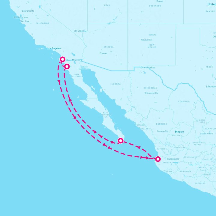 7 Night Mexican Riviera (San Diego Roundtrip)