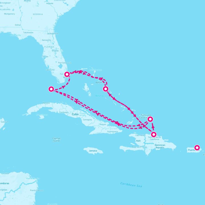 14 Night Eastern Caribbean: Bahamas & San Juan (Ft. Lauderdale Roundtrip)