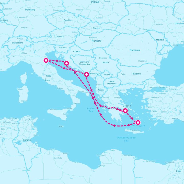 7 Night Greece & Croatia (Ravenna Roundtrip)