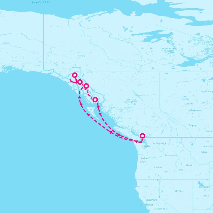7 Night Alaska Inside Passage (Vancouver Roundtrip)