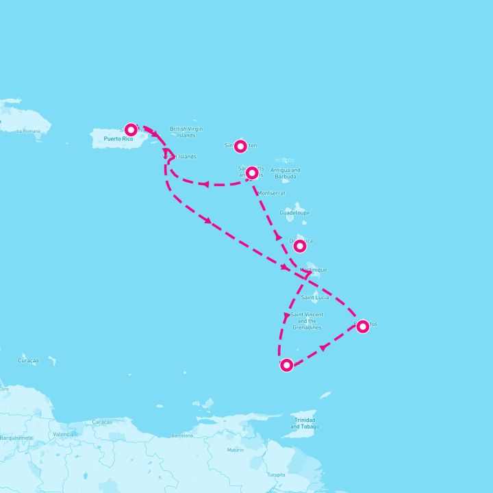 7 Night Southern Caribbean With Barbados (San Juan Roundtrip)