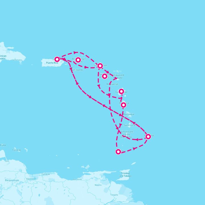 14 Night Southern Caribbean Adventurer (San Juan Roundtrip)