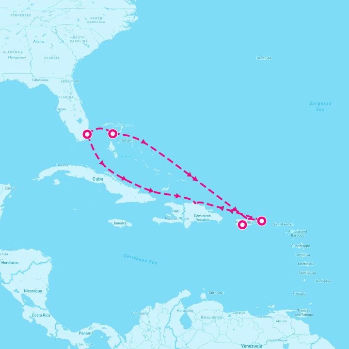 7 Night Eastern Caribbean & Perfect Day (Miami Roundtrip)