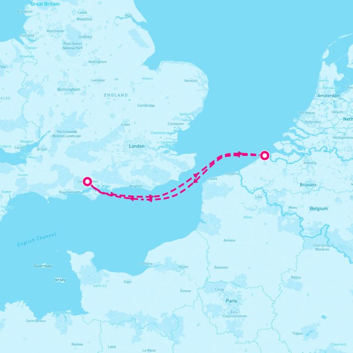 2 Night Bruges Weekend Getaway (Southampton Roundtrip)