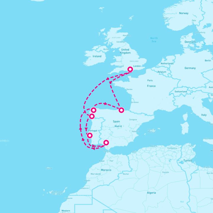 9 Night Spanish Flair (Southampton Roundtrip)