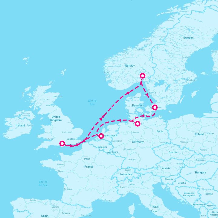 8 Night Northern City Escapes (Southampton Roundtrip)