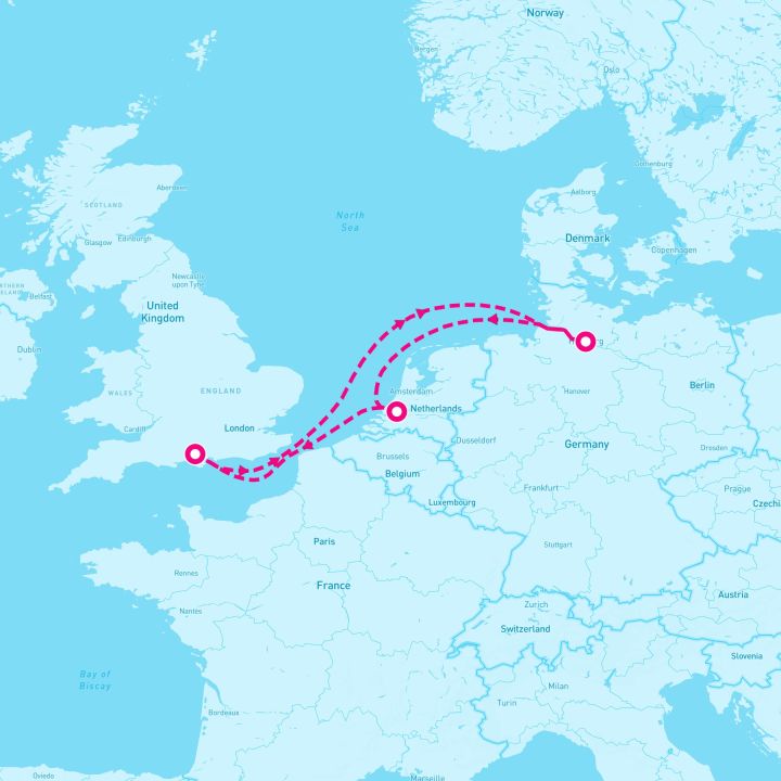 5 Night Hamburg & Rotterdam (Southampton Roundtrip)