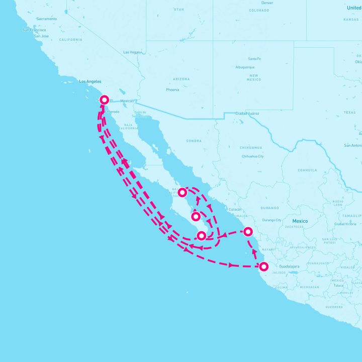14 Night Mexican Riviera & Baja Peninsula Holiday (San Diego Roundtrip)