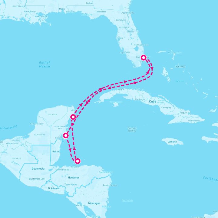 6 Night Western Caribbean With Mexico (Ft. Lauderdale Roundtrip)