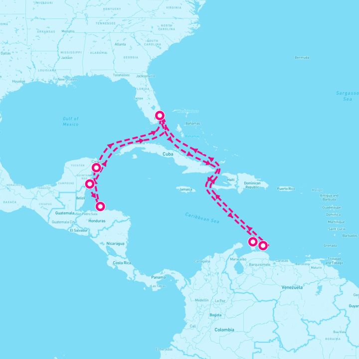 14 Night Caribbean South/West Adventurer (Ft. Lauderdale Roundtrip)