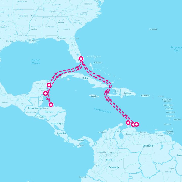 14 Night Caribbean South/West Adventurer (Ft. Lauderdale Roundtrip)