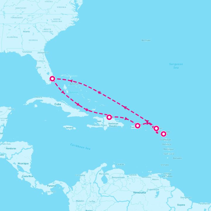 8 Night Eastern Caribbean With St. Kitts Holiday (Ft. Lauderdale Roundtrip)